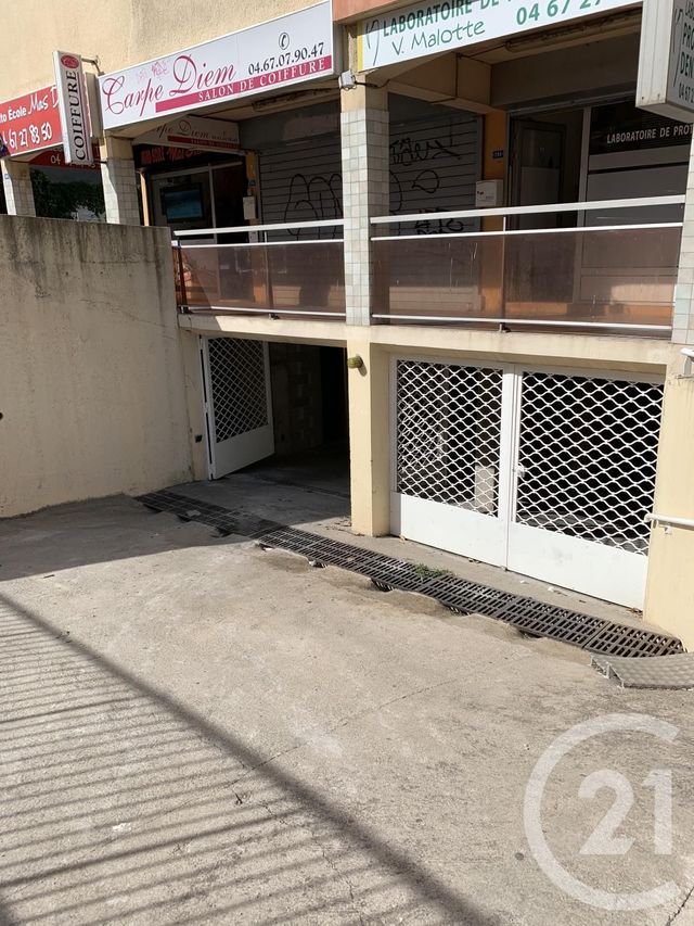 parking à louer - 7.2 m2 - MONTPELLIER - 34 - LANGUEDOC-ROUSSILLON - Century 21 Vicarello