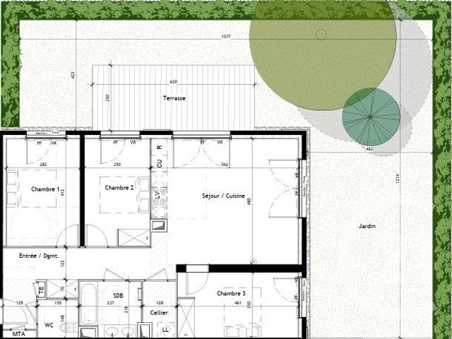 Appartement T4 à vendre - 4 pièces - 81.0 m2 - CASTELNAU LE LEZ - 34 - LANGUEDOC-ROUSSILLON - Century 21 Vicarello